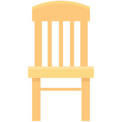 Chair Colored Vector Icon