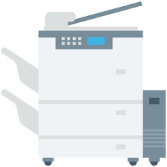 Photocopier Colored Vector Icon