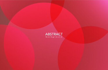 Pink abstract background with circles