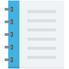 Jotter Colored Vector Icon