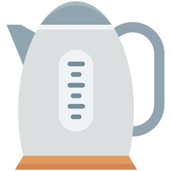 Electric Kettle Colored Vector Icon