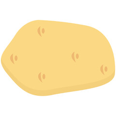 Potato Colored Vector Icon