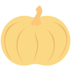 Pumpkin Colored Vector Icon