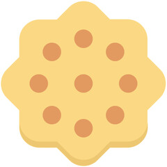 Cookie Colored Vector Icon