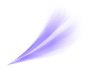 Abstract background blur bright blue feather or floral brush soft natural pattern. Solitary delicate floral pattern. white background Copy space. Isolated.