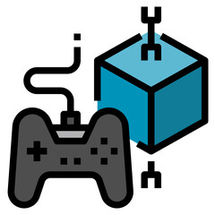 Game Filled Outline icon