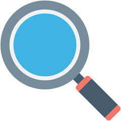 Magnifier Colored Vector Icon