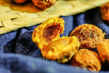 Natural dried apricot on the table