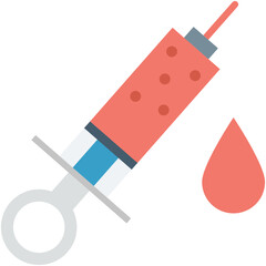 Injection Colored Vector Icon