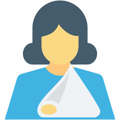 Fracture Colored Vector Icon