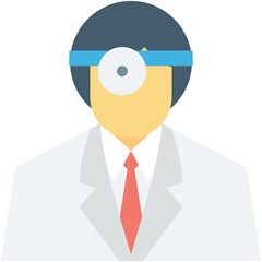 Surgeon Colored Vector Icon