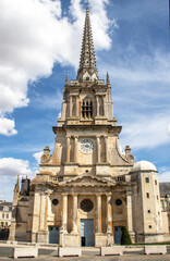 Fototapeta na wymiar Luçon. Cathédrale Notre-Dame de l'Assomption. Vendée. Pays de la Loire