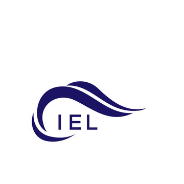 IEL letter logo. IEL blue image on white background. IEL Monogram logo design for entrepreneur and business. IEL best icon.
