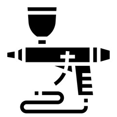 airbrush glyph icon