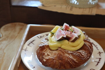 무화과 크림 파이