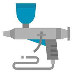airbrush flat icon