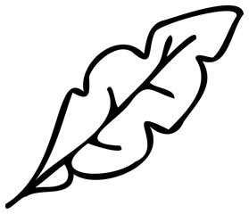 Line art plant. PNG with transparent background.