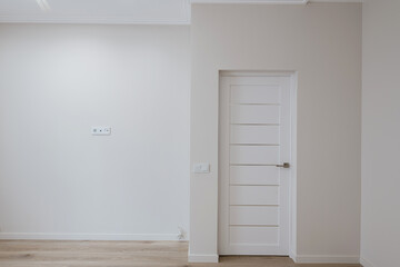 Fototapeta na wymiar interior design of an empty room in a new bright house