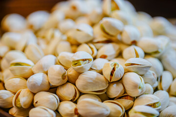 Table still life nut US pistachios