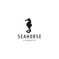 Seahorse logo icon vector design