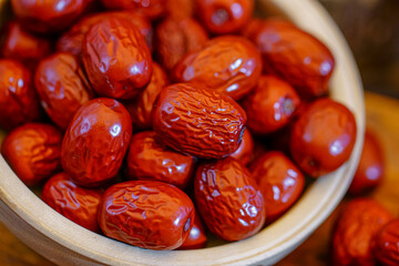The ingredients of Chinese kitchens are small jujube fruit