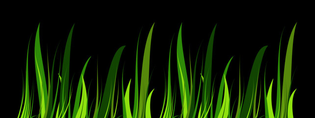 Grünes Gras abstrakte Linien Hintergrund Vektor