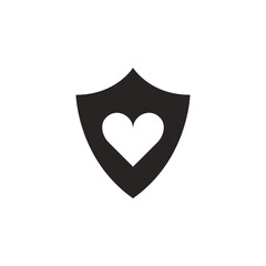 shield and love logo