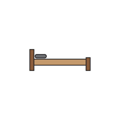 bed icon vector