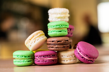 French pastry macaroons
