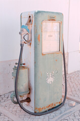 Old vintage gas pump nozzle