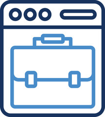 Web portfolio Vector Icon
