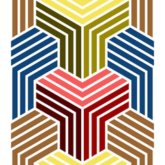 Abstract simple geometric vector seamless pattern. Wallpaper graphic element.