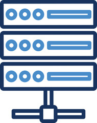 Database server Vector Icon
