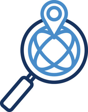 Search location Vector Icon

