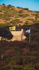Kościół z flagą