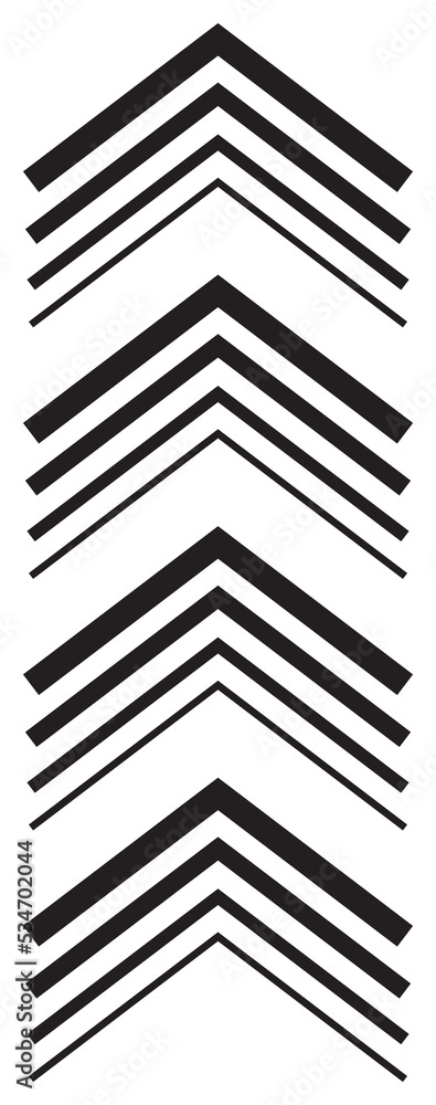 Poster up arrow simple symbol. png with transparent background.