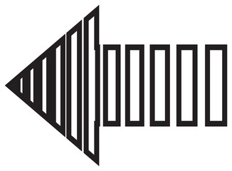 Black arrow icon. PNG with transparent background.