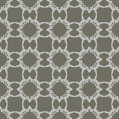 pattern design with abstract ornament motif