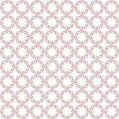 pattern design with abstract ornament motif