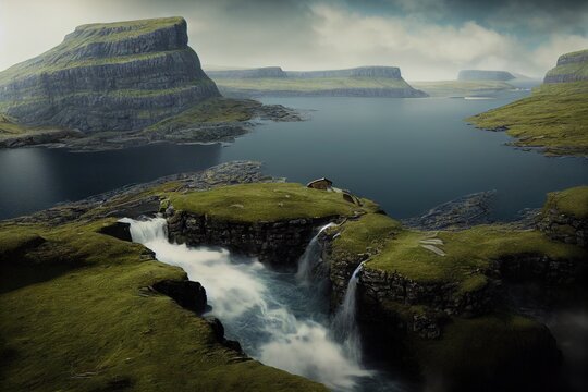 This is a 3D illustration of
