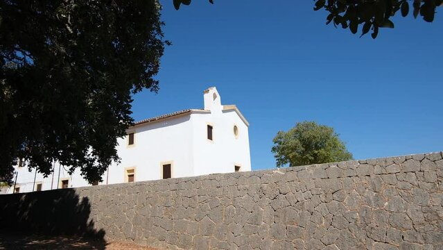Hermitage of Maristel la on Puig de Sa Fita del Ram, Esporles, Majorca, Balearic Islands, Spain