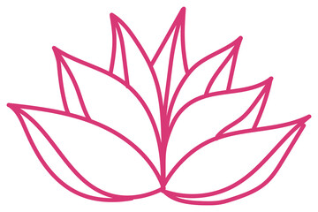 Plant decoration. PNG with transparent background.