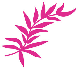 Plant decoration. PNG with transparent background.