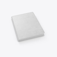 Leather Notebook Mockup. 3D render