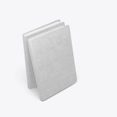 Leather Notebook Mockup. 3D render