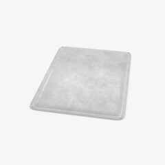 Leather Mouse Pad Mockup. 3D render