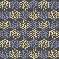 pattern design with floral motif