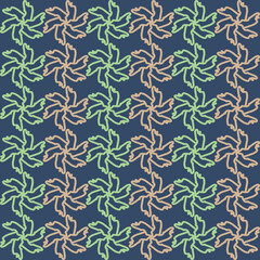 pattern design with floral motif
