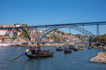 Obraz premium View of Porto across the Douro River