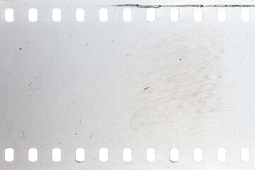 Dusty and grungy 35mm film texture or surface